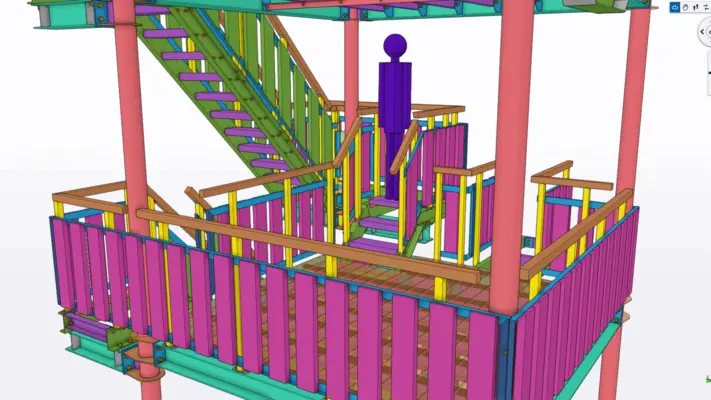Image from Vettehüppetorn gallery. Timber Structure building.